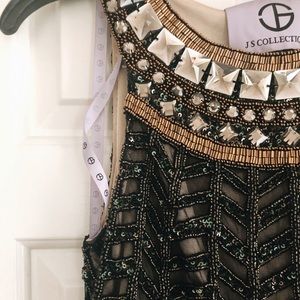 Black Beaded long dress